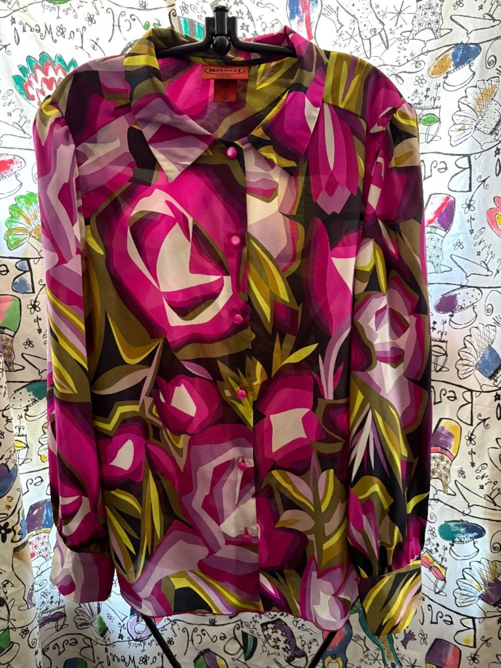 Missoni for Target Retro patterned blouse